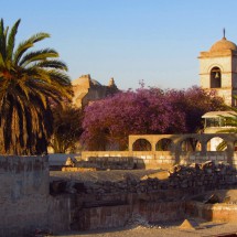 View from the temple to the church San Francisco